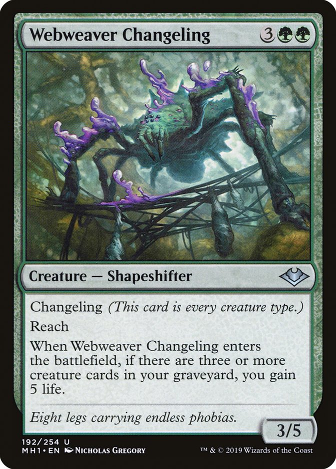 Webweaver Changeling [Modern Horizons] | The CG Realm