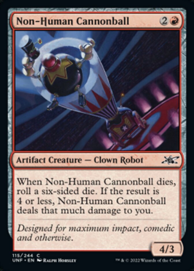 Non-Human Cannonball [Unfinity] | The CG Realm