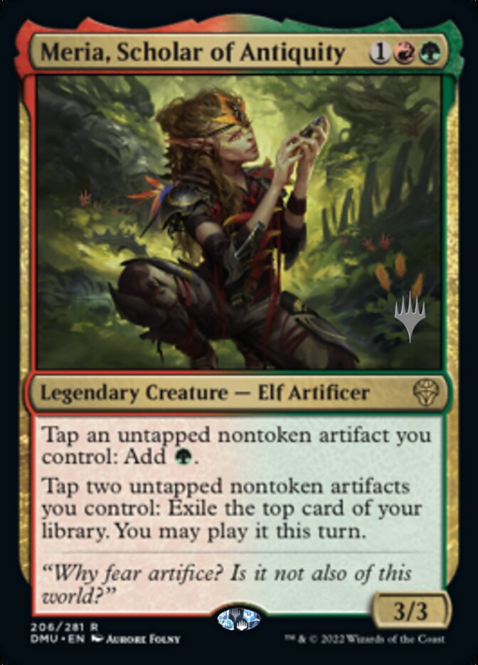 Meria, Scholar of Antiquity (Promo Pack) [Dominaria United Promos] | The CG Realm