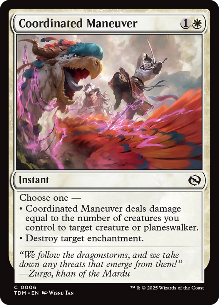 Coordinated Maneuver [Tarkir: Dragonstorm] | The CG Realm