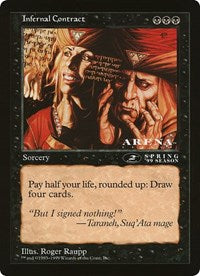 Infernal Contract (Oversized) [Oversize Cards] | The CG Realm