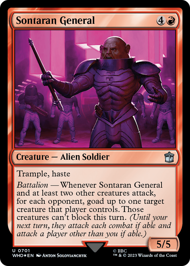 Sontaran General (Surge Foil) [Doctor Who] | The CG Realm