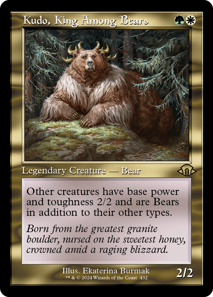 Kudo, King Among Bears (Retro) [Modern Horizons 3] | The CG Realm