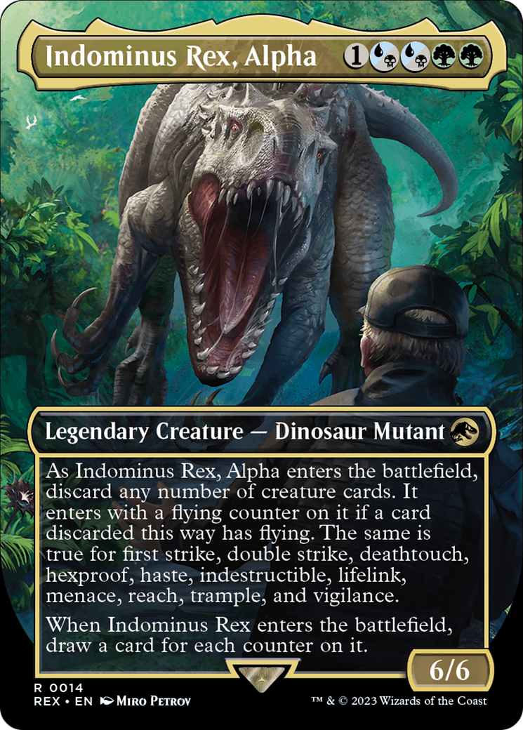 Indominus Rex, Alpha (Borderless) [Jurassic World Collection] | The CG Realm