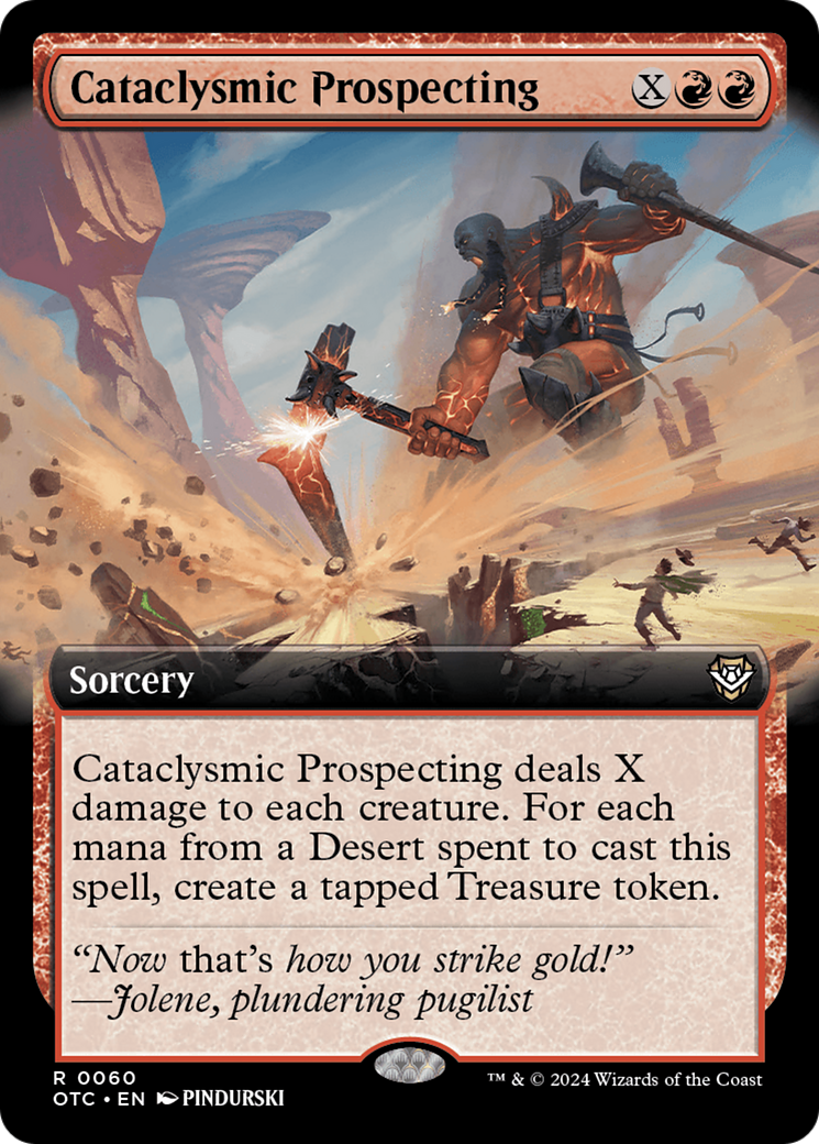 Cataclysmic Prospecting (Extended Art) [Outlaws of Thunder Junction Commander] | The CG Realm