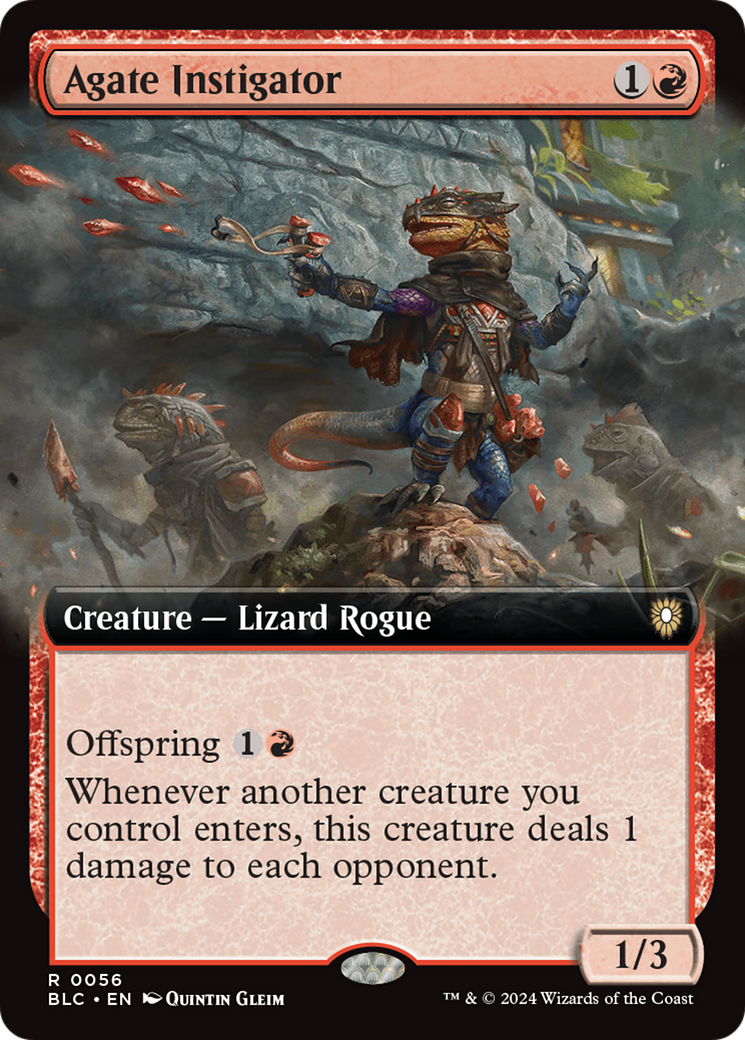 Agate Instigator (Extended Art) [Bloomburrow Commander] | The CG Realm