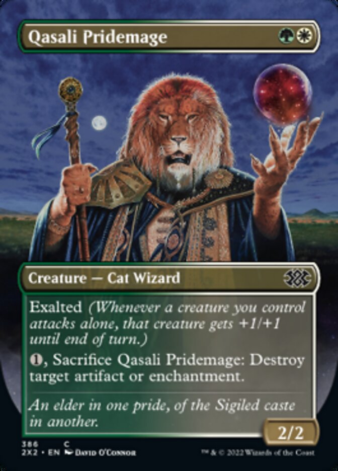 Qasali Pridemage (Borderless Alternate Art) [Double Masters 2022] | The CG Realm