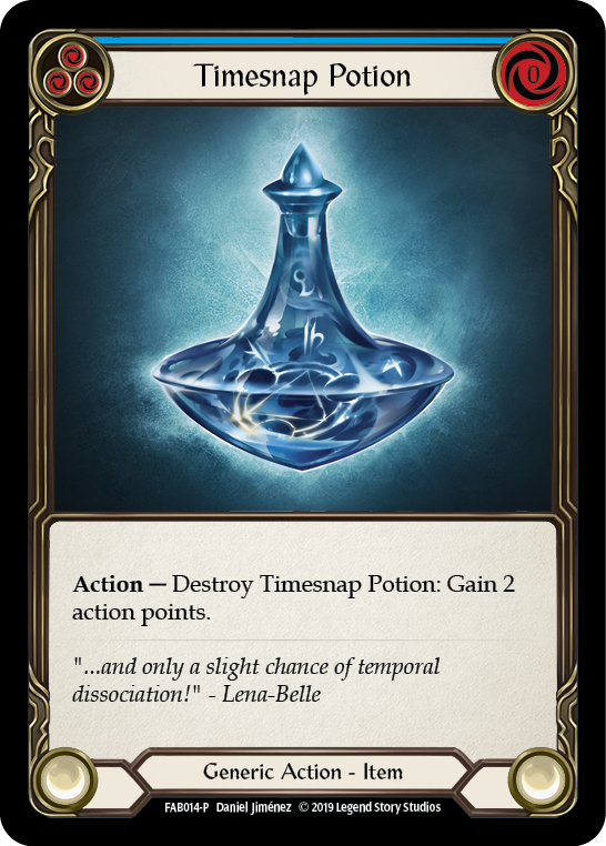 Timesnap Potion [FAB014-P] (Promo)  1st Edition Cold Foil | The CG Realm