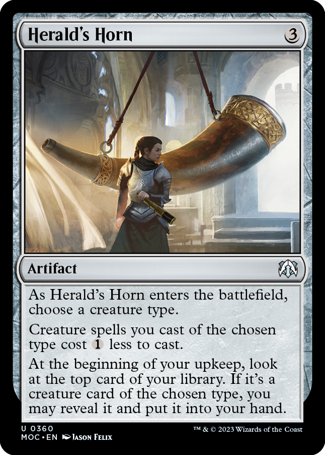 Herald's Horn [March of the Machine Commander] | The CG Realm