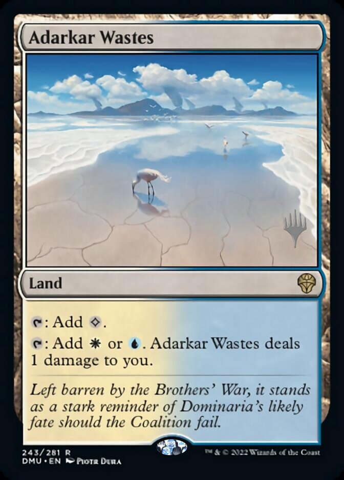 Adarkar Wastes (Promo Pack) [Dominaria United Promos] | The CG Realm