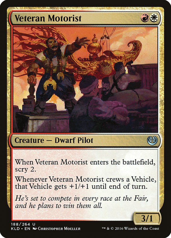 Veteran Motorist [Kaladesh] | The CG Realm