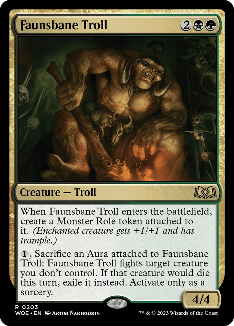 Faunsbane Troll [Wilds of Eldraine] | The CG Realm