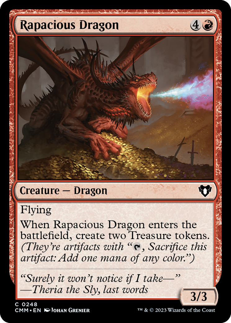 Rapacious Dragon [Commander Masters] | The CG Realm