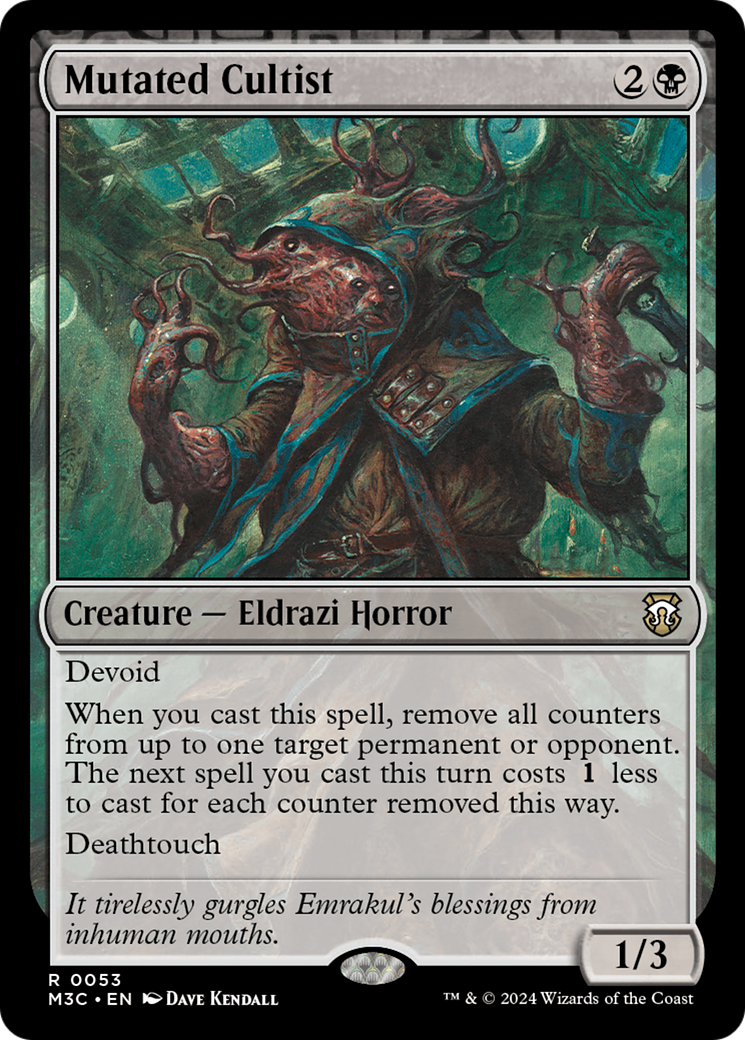 Mutated Cultist [Modern Horizons 3 Commander] | The CG Realm