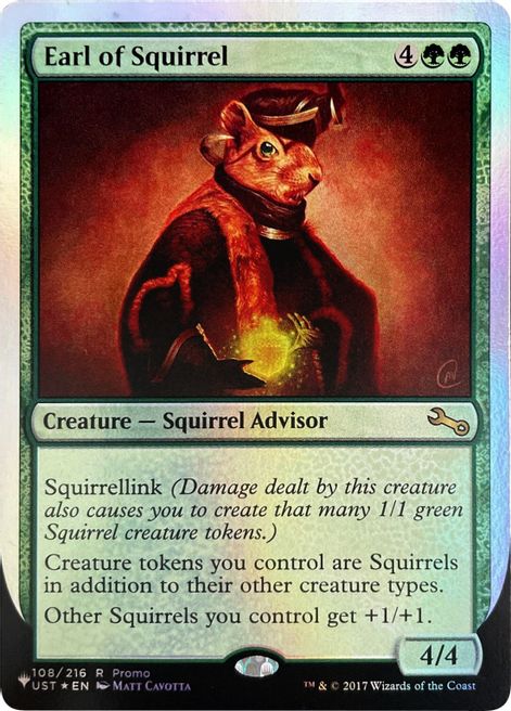 Earl of Squirrel (Unfinity Foil Edition) [The List] | The CG Realm