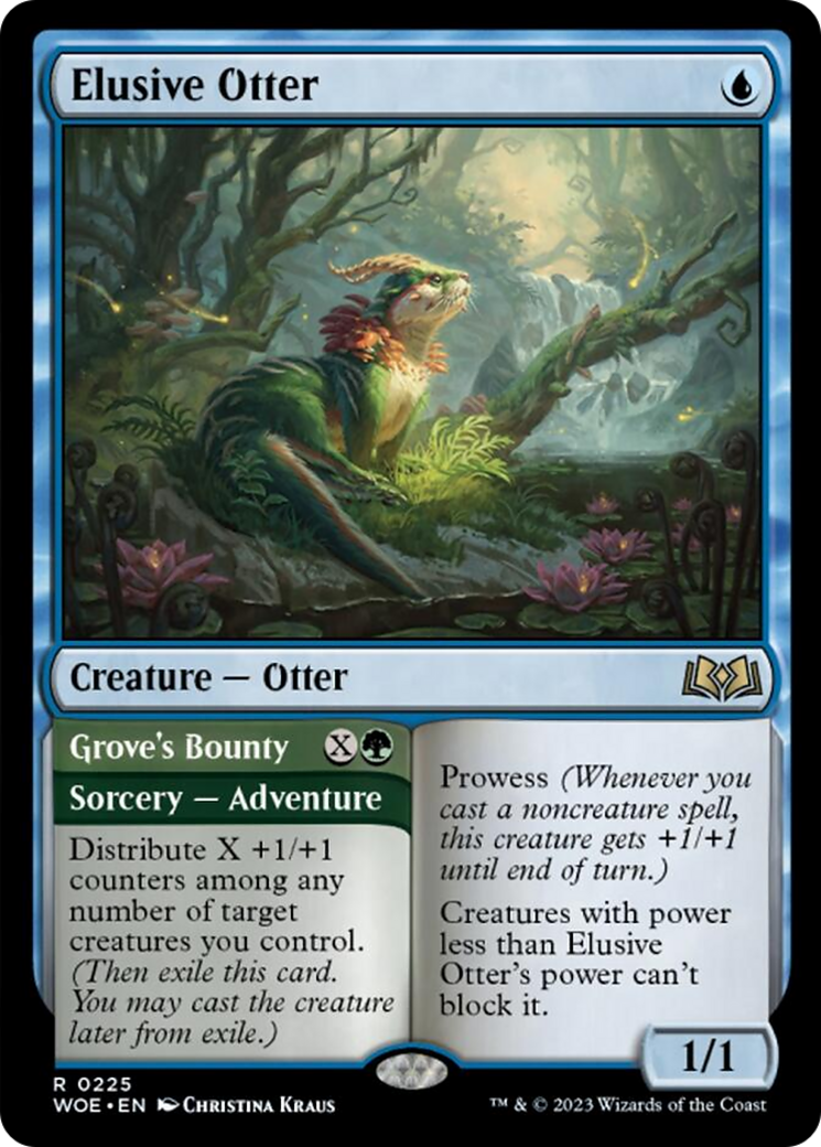 Elusive Otter // Grove's Bounty [Wilds of Eldraine] | The CG Realm