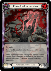 Runeblood Incantation (Red) [EVR107] (Everfest)  1st Edition Extended Art Rainbow Foil | The CG Realm