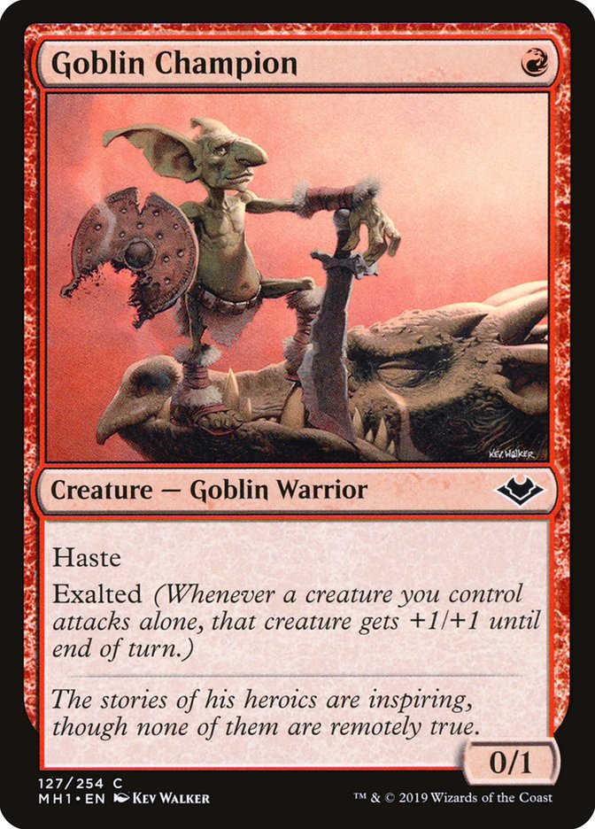 Goblin Champion [Modern Horizons] | The CG Realm