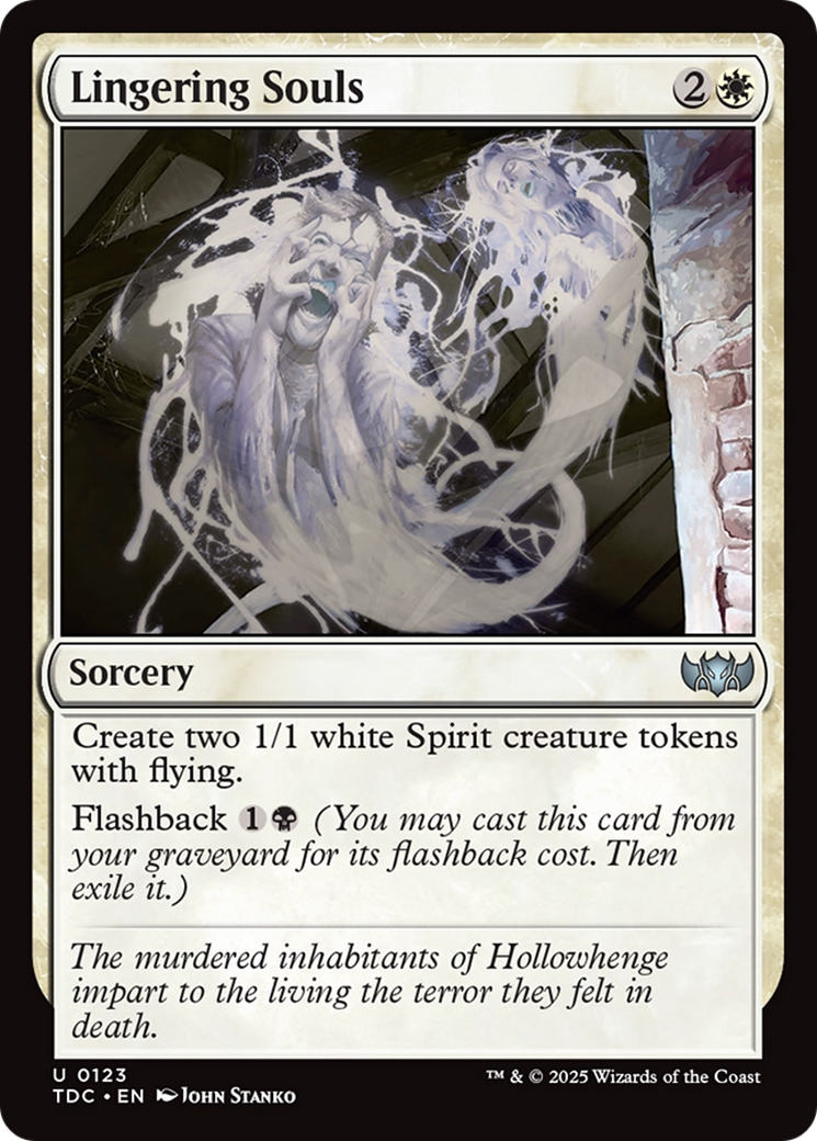 Lingering Souls [Tarkir: Dragonstorm Commander] | The CG Realm
