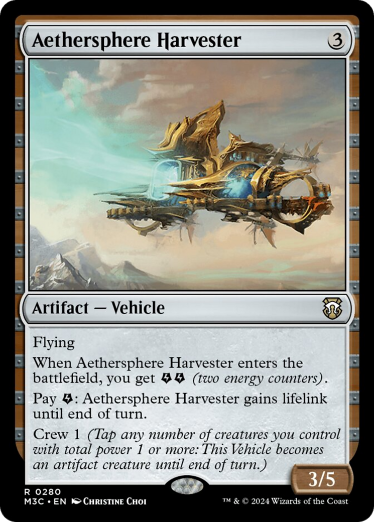 Aethersphere Harvester [Modern Horizons 3 Commander] | The CG Realm