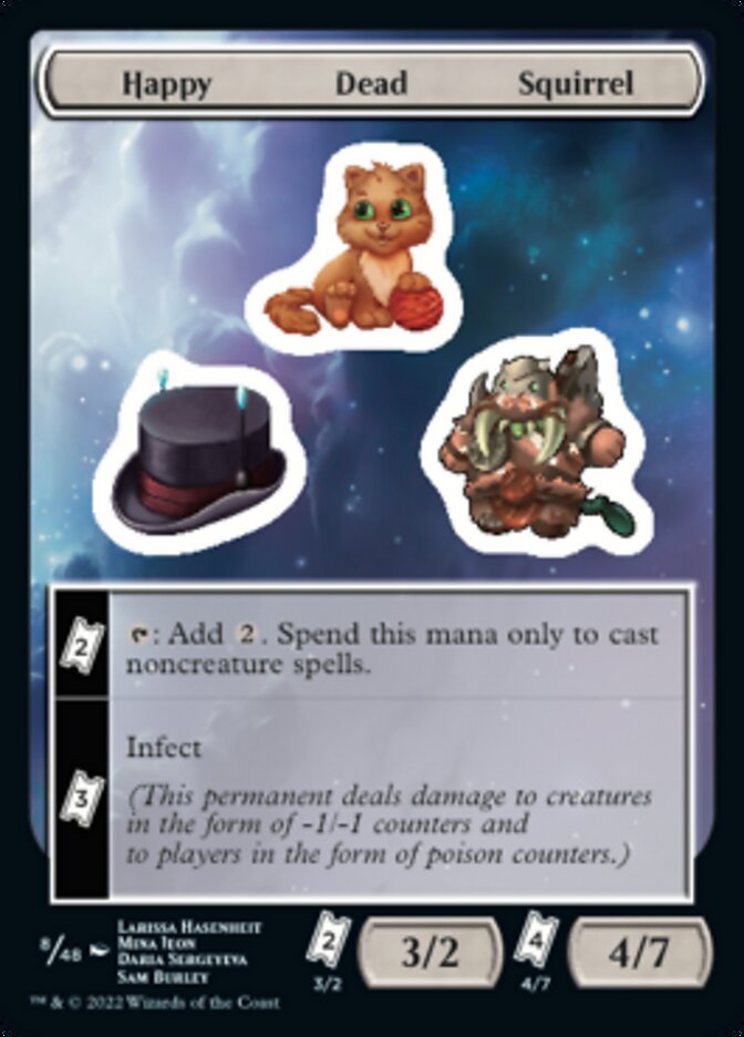 Happy Dead Squirrel [Unfinity Stickers] | The CG Realm