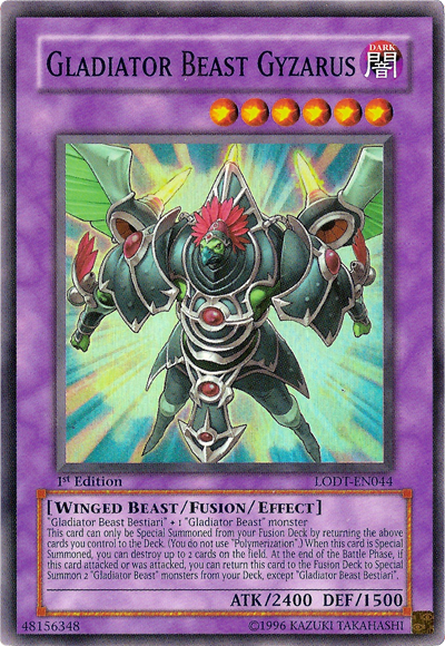 Gladiator Beast Gyzarus [LODT-EN044] Super Rare | The CG Realm