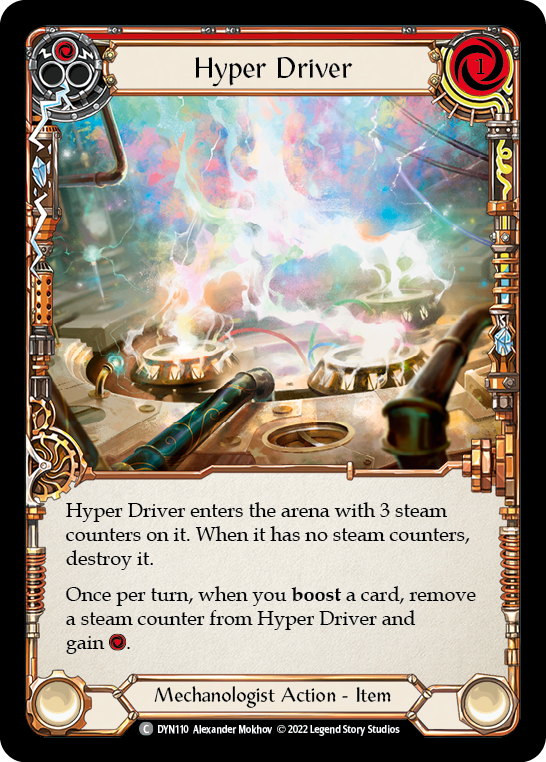 Hyper Driver (Red) [DYN110] (Dynasty)  Cold Foil | The CG Realm