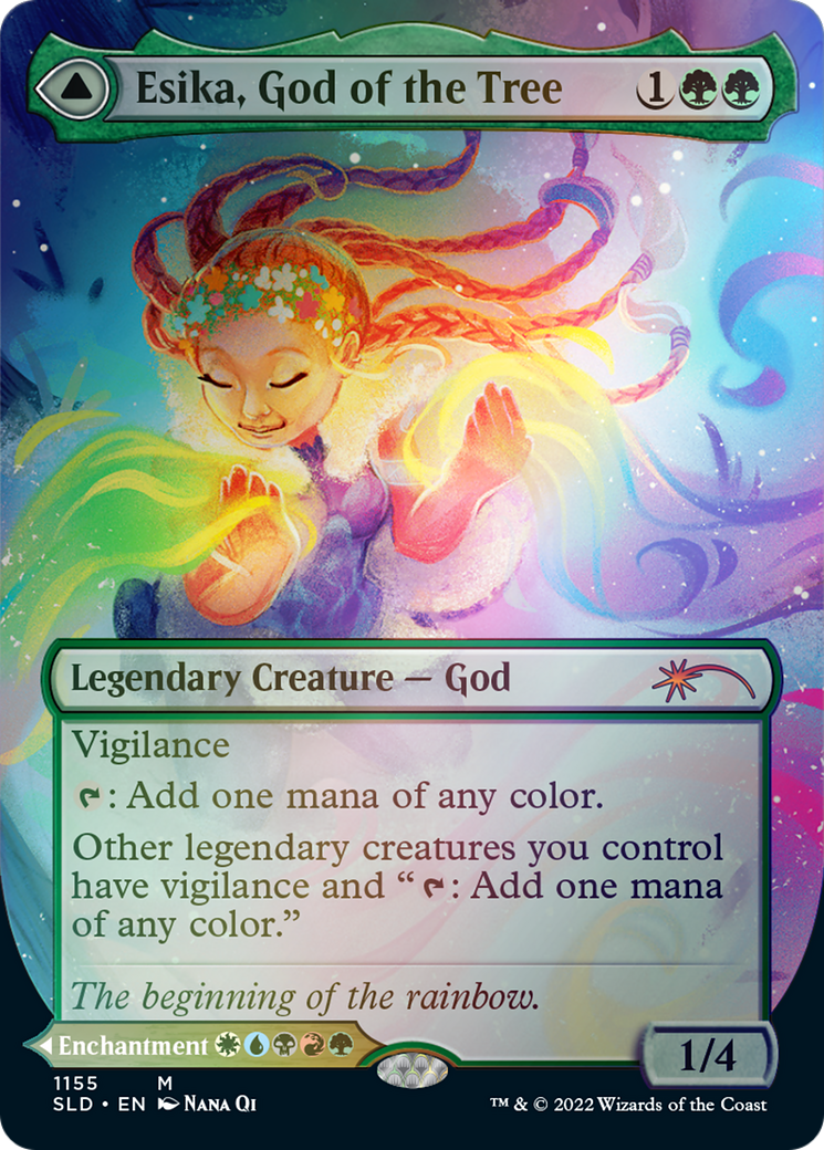 Esika, God of the Tree // The Prismatic Bridge (Borderless) [Secret Lair: From Cute to Brute] | The CG Realm