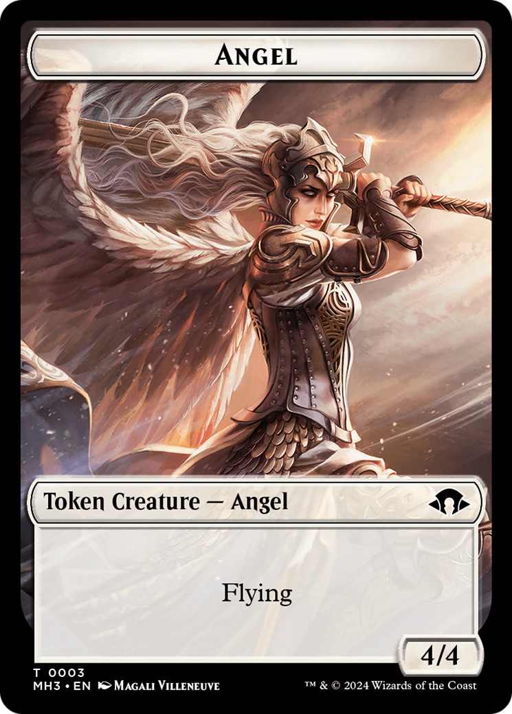 Servo // Angel Double-Sided Token [Modern Horizons 3 Tokens] | The CG Realm