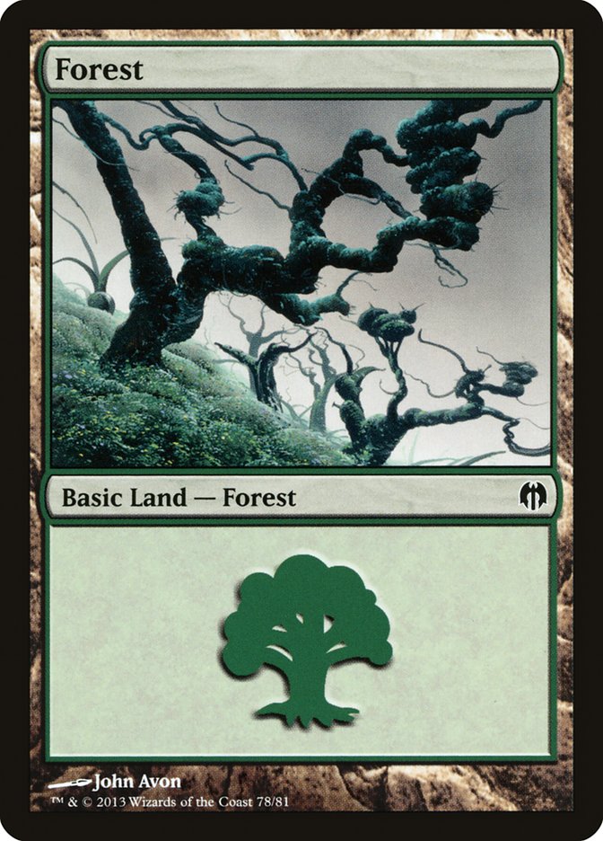 Forest (78) [Duel Decks: Heroes vs. Monsters] | The CG Realm