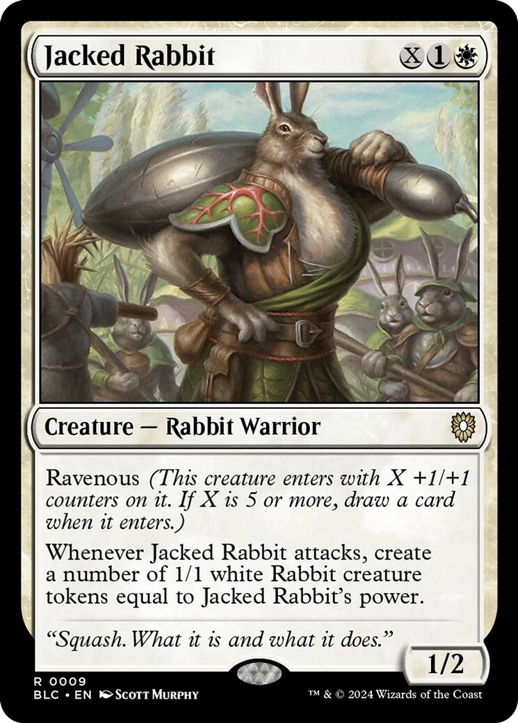 Jacked Rabbit [Bloomburrow Commander] | The CG Realm