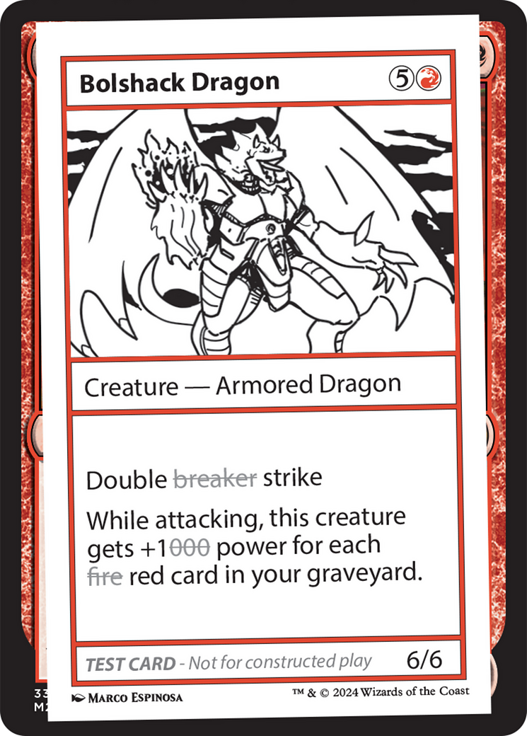 Bolshack Dragon [Mystery Booster 2 Playtest Cards] | The CG Realm