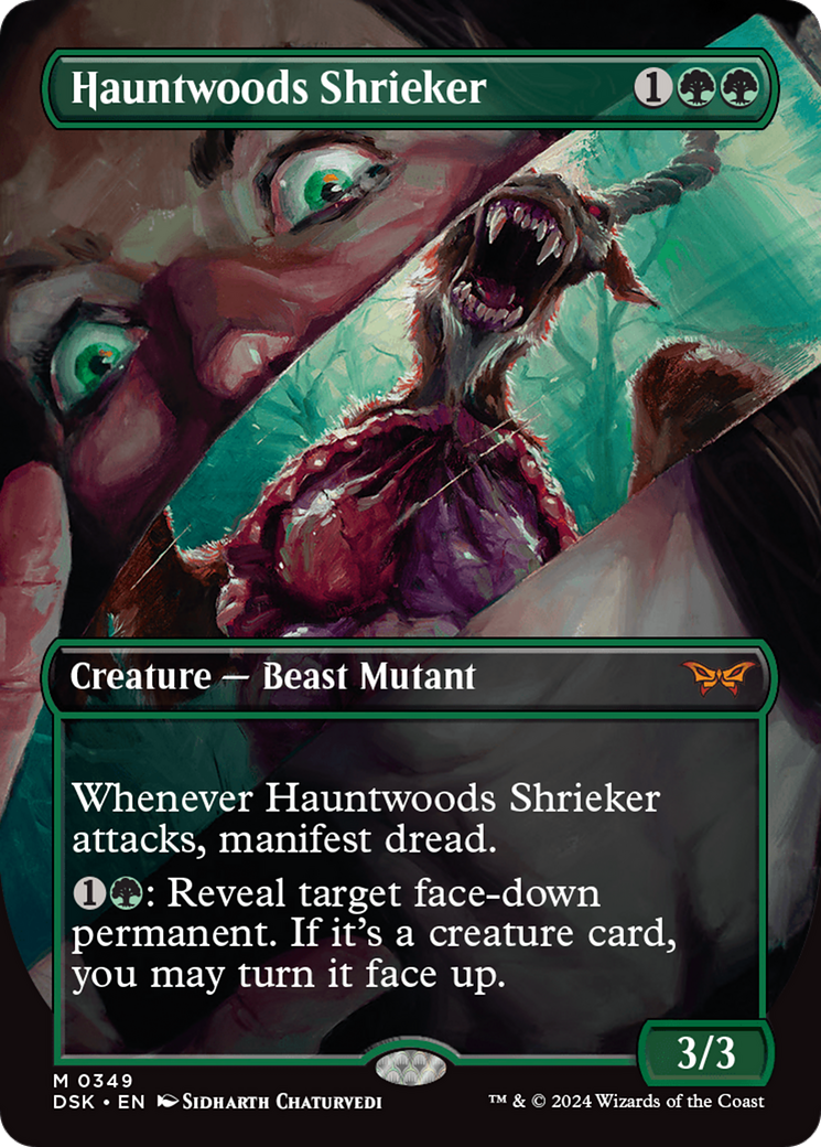 Hauntwoods Shrieker (Borderless) [Duskmourn: House of Horror] | The CG Realm