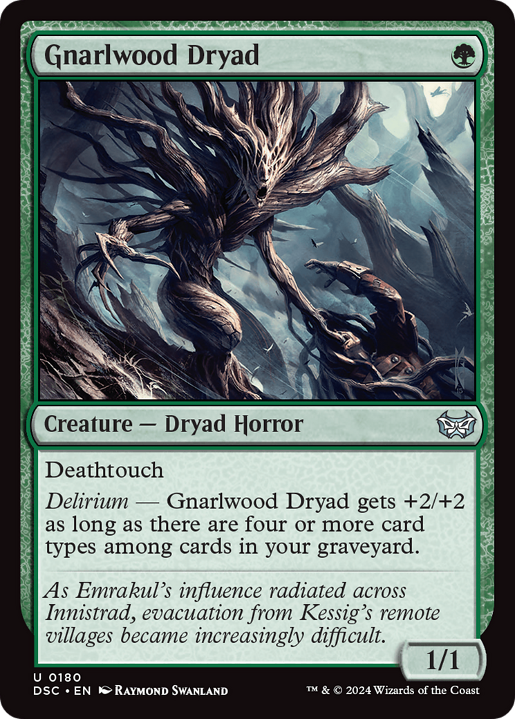 Gnarlwood Dryad [Duskmourn: House of Horror Commander] | The CG Realm