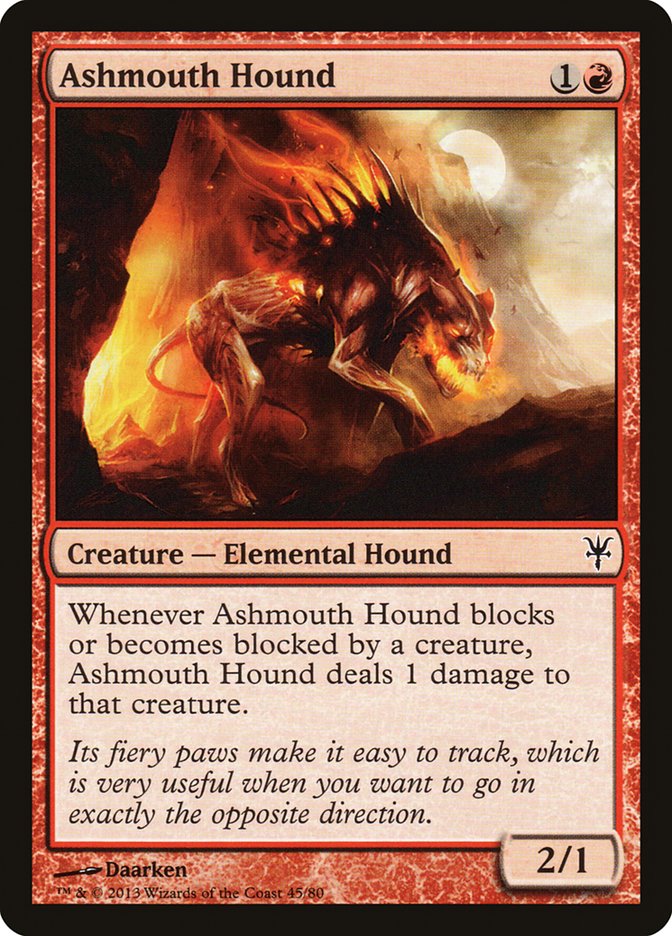 Ashmouth Hound [Duel Decks: Sorin vs. Tibalt] | The CG Realm