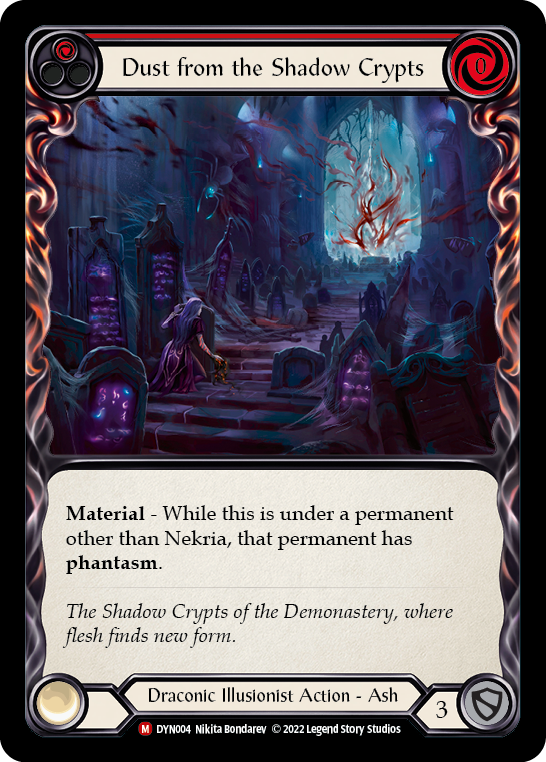 Dust from the Shadow Crypts [DYN004] (Dynasty)  Rainbow Foil | The CG Realm