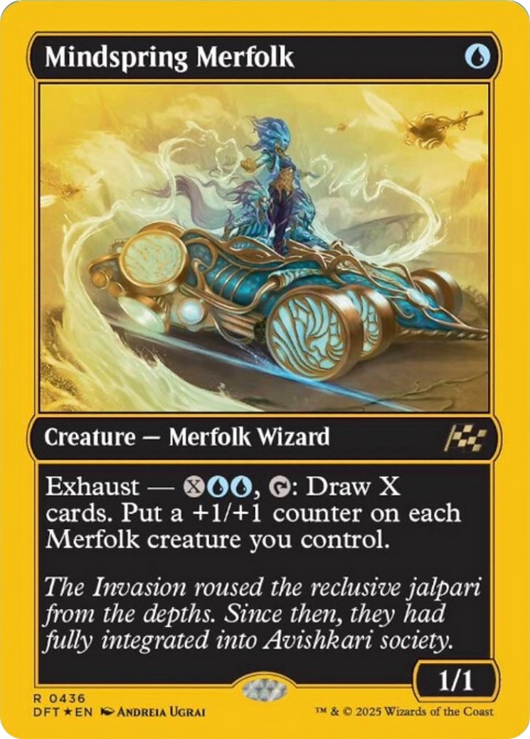 Mindspring Merfolk (First-Place Foil) [Aetherdrift] | The CG Realm