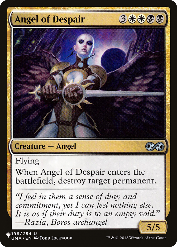 Angel of Despair [The List Reprints] | The CG Realm