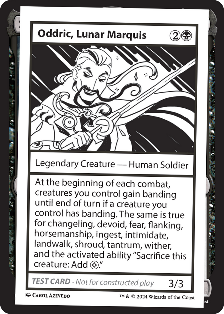 Oddric, Lunar Marquis [Mystery Booster 2 Playtest Cards] | The CG Realm