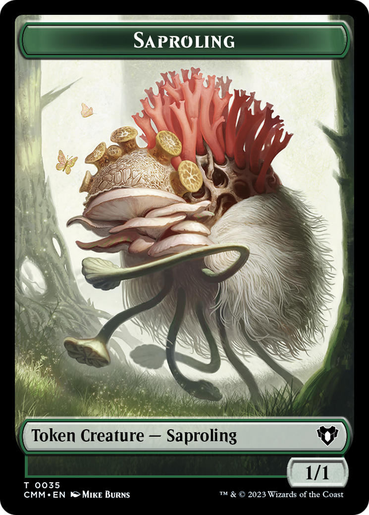 Saproling Token [Commander Masters Tokens] | The CG Realm