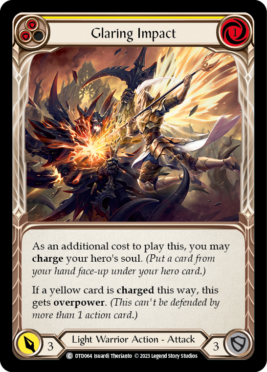 Glaring Impact (Yellow) [DTD064] (Dusk Till Dawn) | The CG Realm