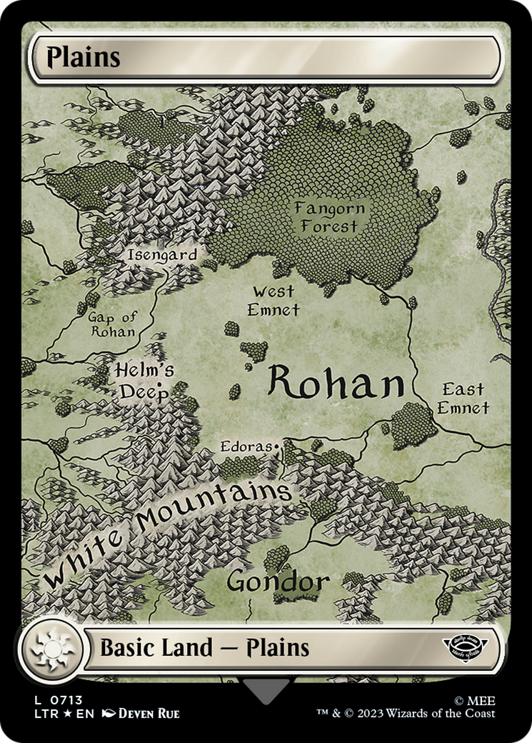 Plains (0713) (Surge Foil) [The Lord of the Rings: Tales of Middle-Earth] | The CG Realm