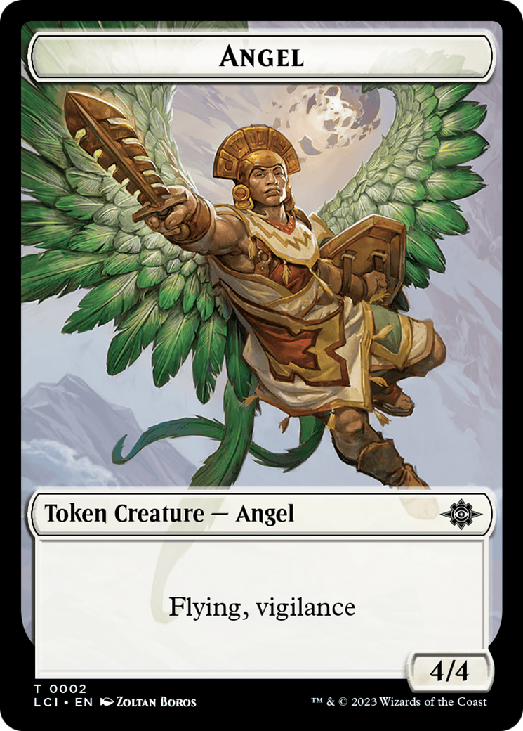 Angel Token [The Lost Caverns of Ixalan Tokens] | The CG Realm