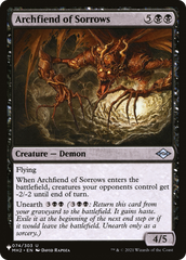 Archfiend of Sorrows [The List Reprints] | The CG Realm