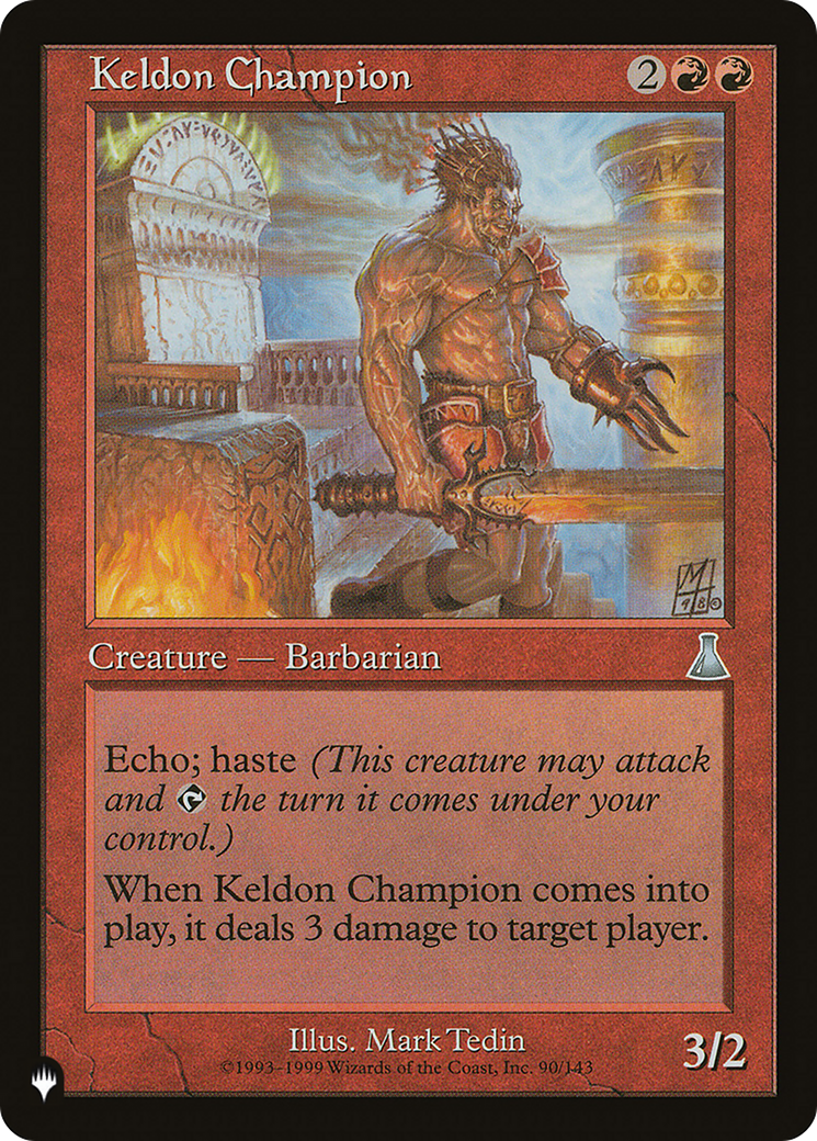 Keldon Champion [The List Reprints] | The CG Realm