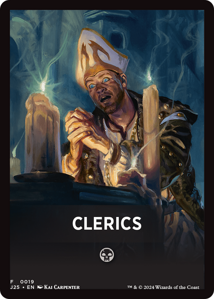 Clerics Theme Card [Foundations Jumpstart Front Cards] | The CG Realm