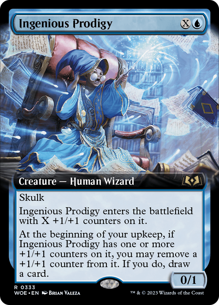 Ingenious Prodigy (Extended Art) [Wilds of Eldraine] | The CG Realm