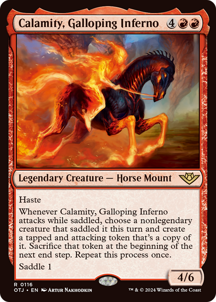 Calamity, Galloping Inferno [Outlaws of Thunder Junction] | The CG Realm