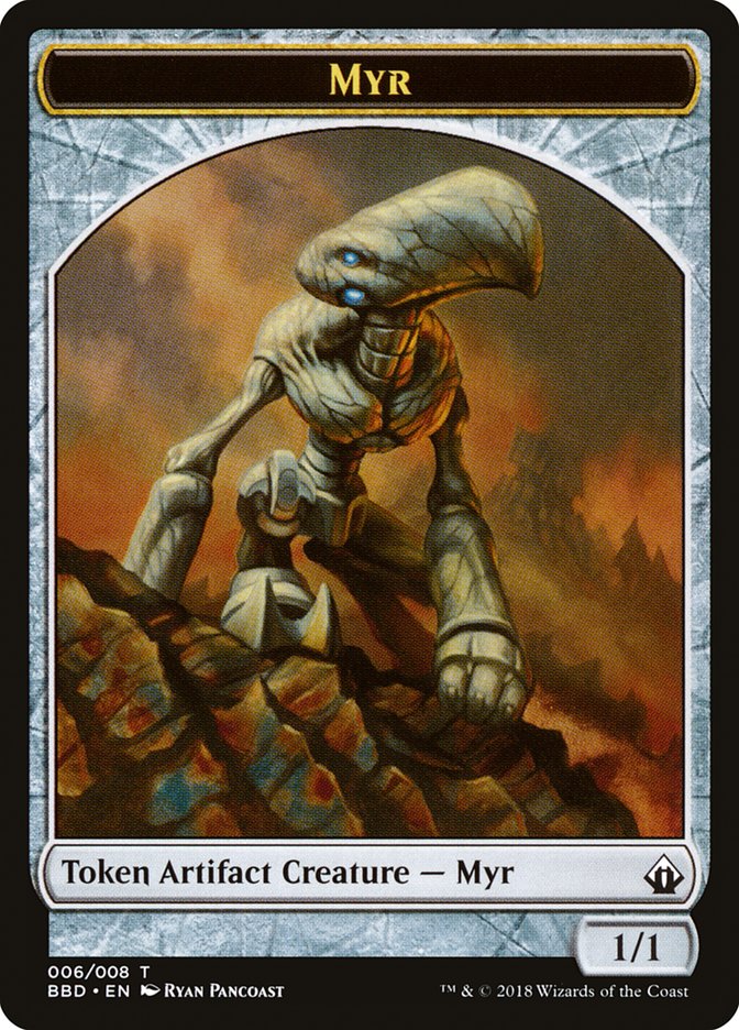 Myr Token [Battlebond Tokens] | The CG Realm