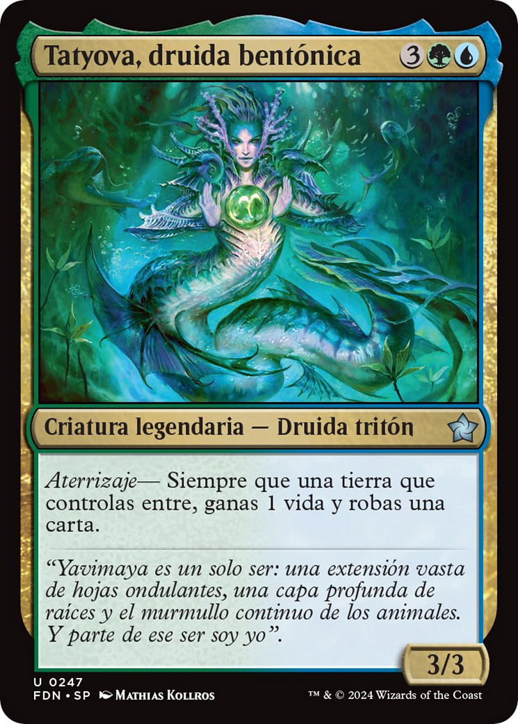 Tatyova, Benthic Druid [Foundations] | The CG Realm